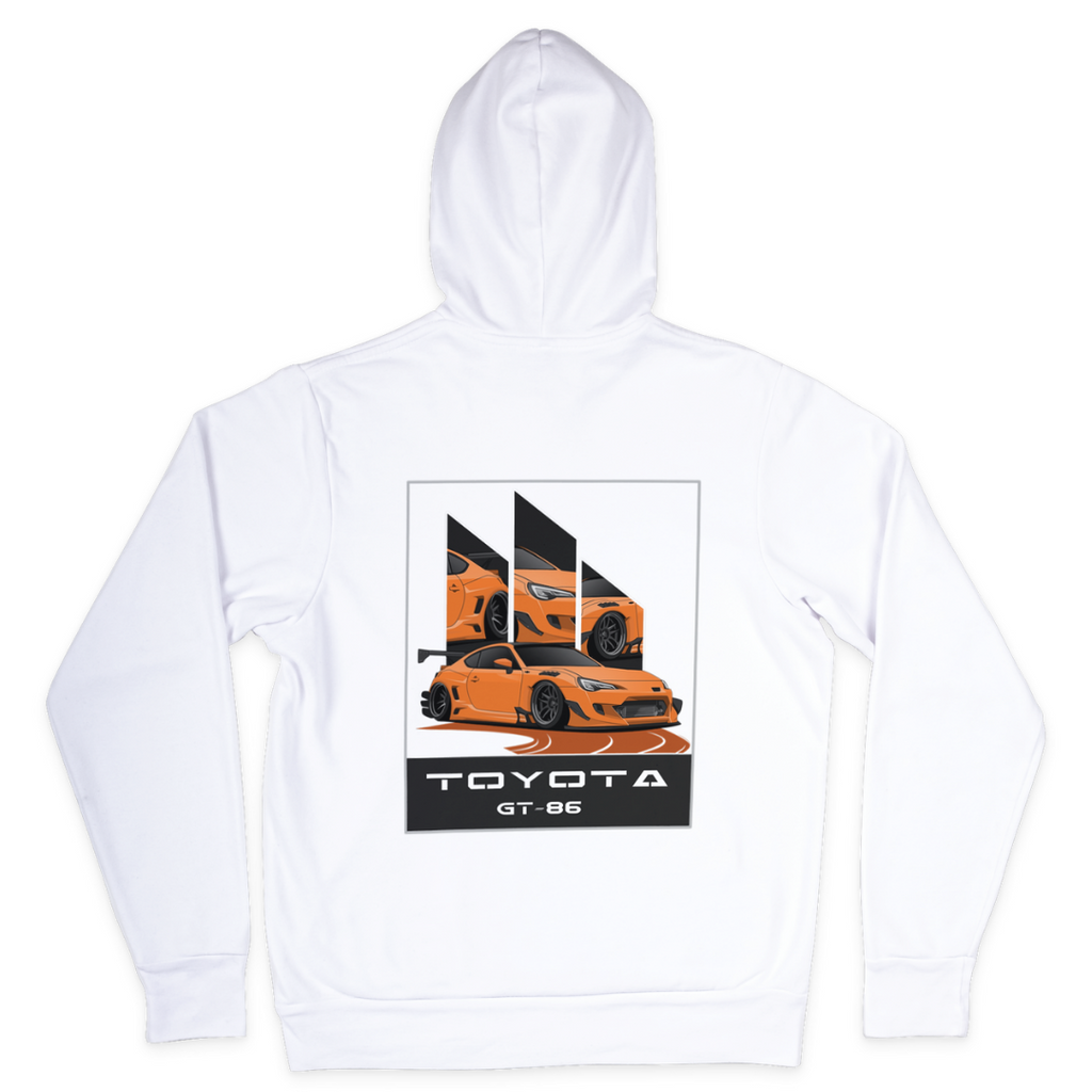 Custom Triple Track Star Vintage Graphic Car Hoodie