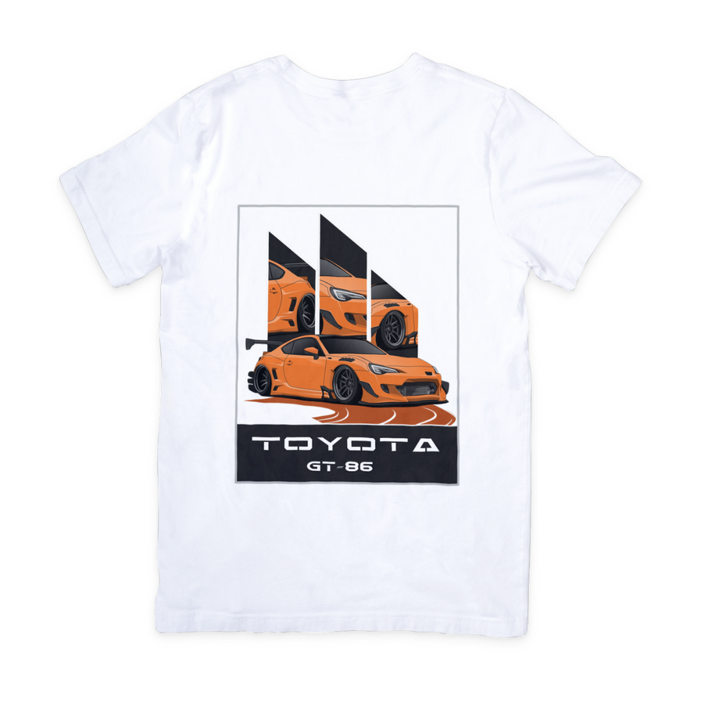 Custom Triple Track Star Vintage Graphic Car T-Shirt