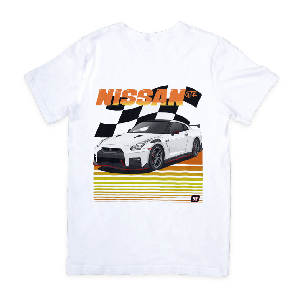 Custom Photo Finish Vintage Graphic Car T-Shirt